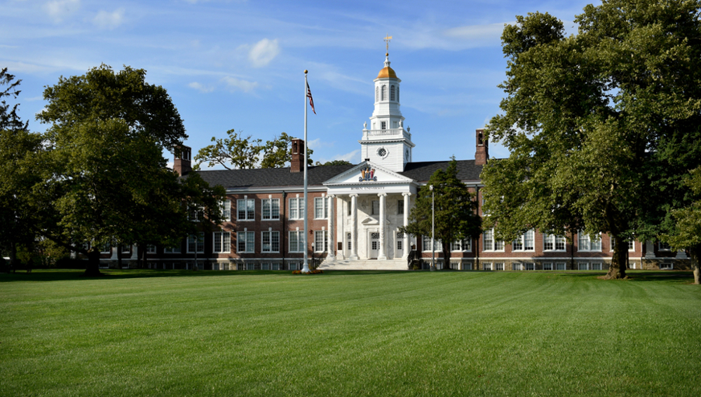 Rowan building at night time